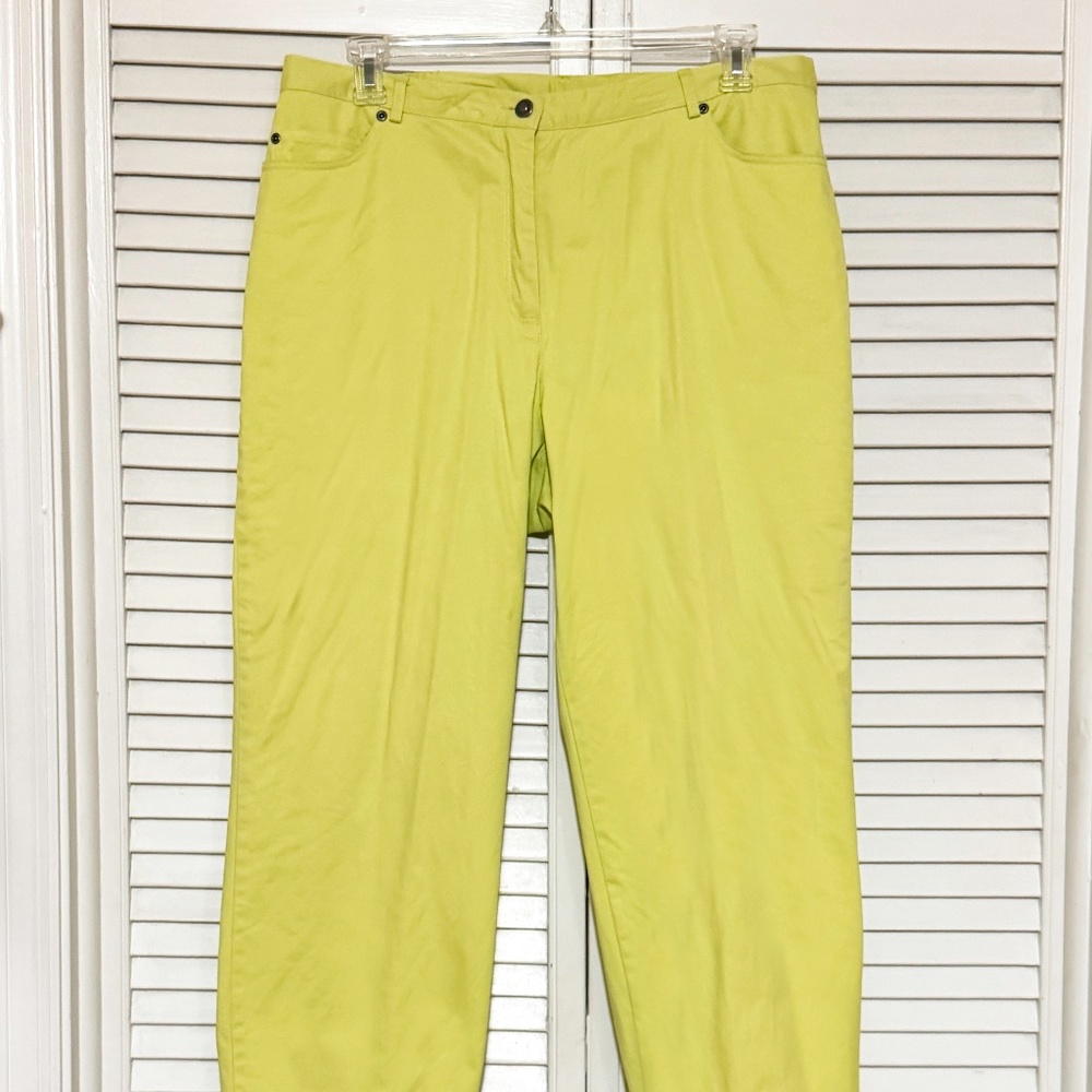 Ruby Rd. Jeans - Lime Green - Size 16